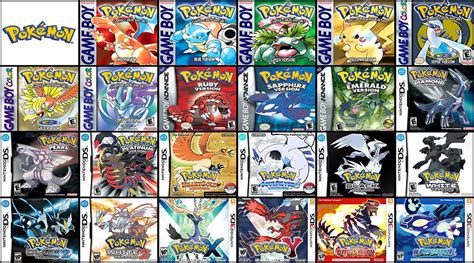 All Pokémon Games by Generation .